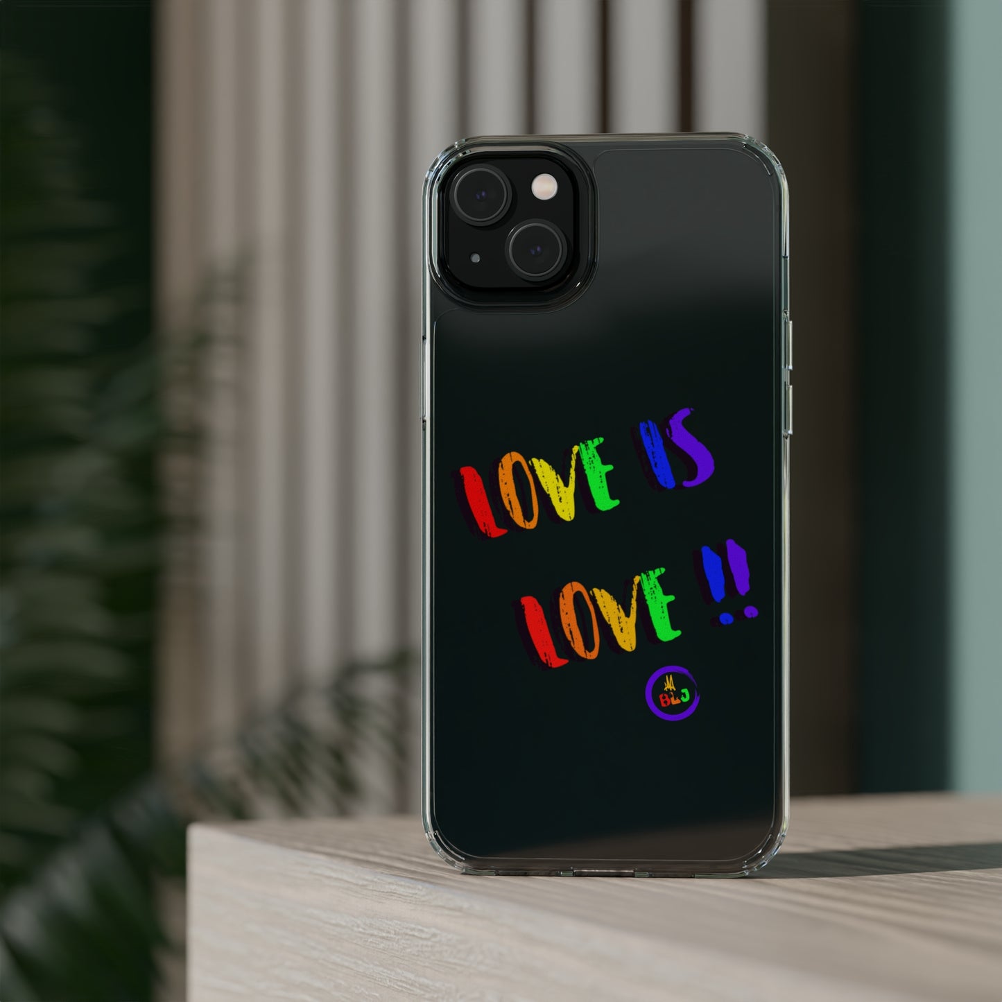 LOVE IS LOVE ❤️💛🧡💙💜🩷💚🤎🖤🤍🩵🩶Clear Case