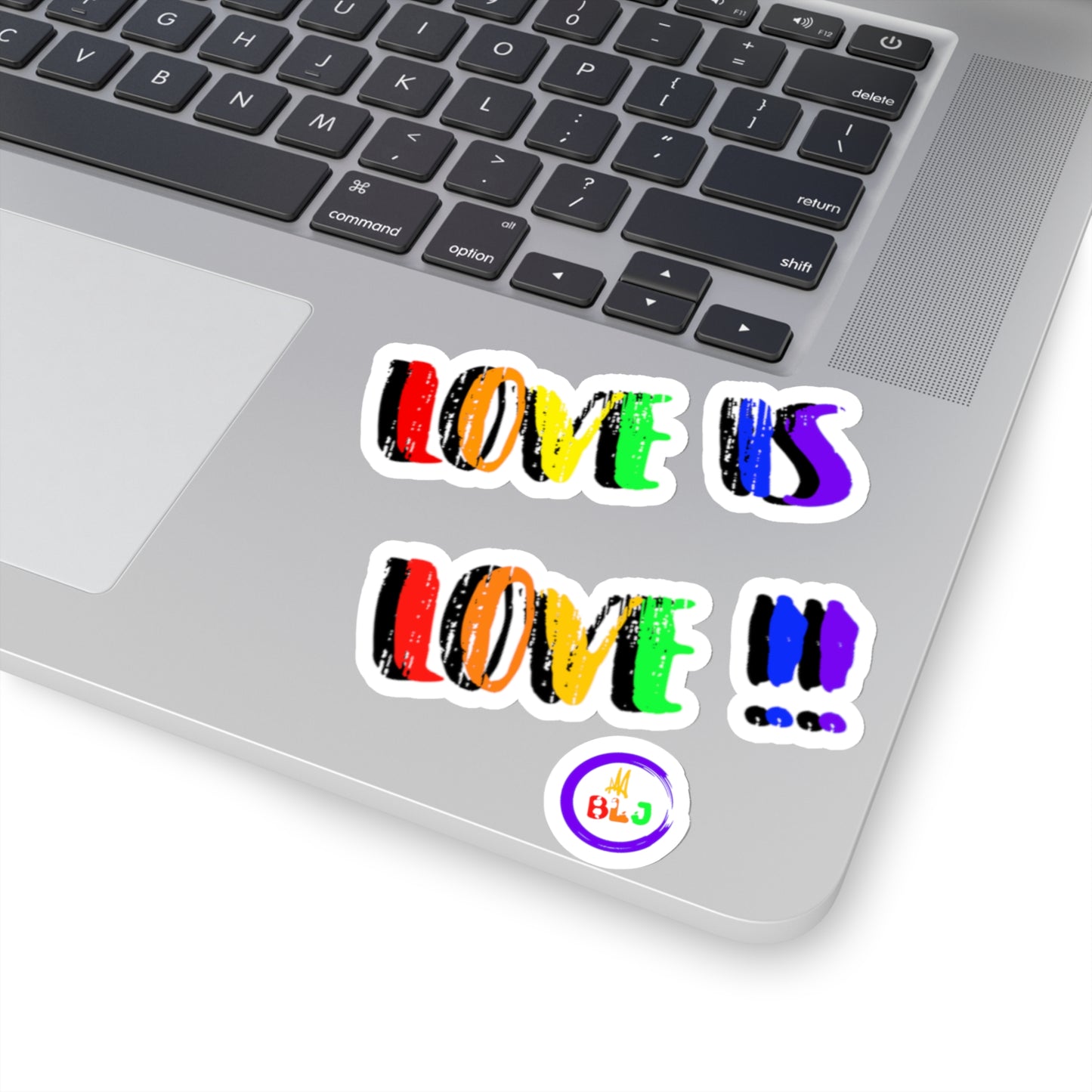 LOVE is LOVE ❤️🧡💛💚💙💜🖤🤍🤎🩵🩶Kiss-Cut Stickers