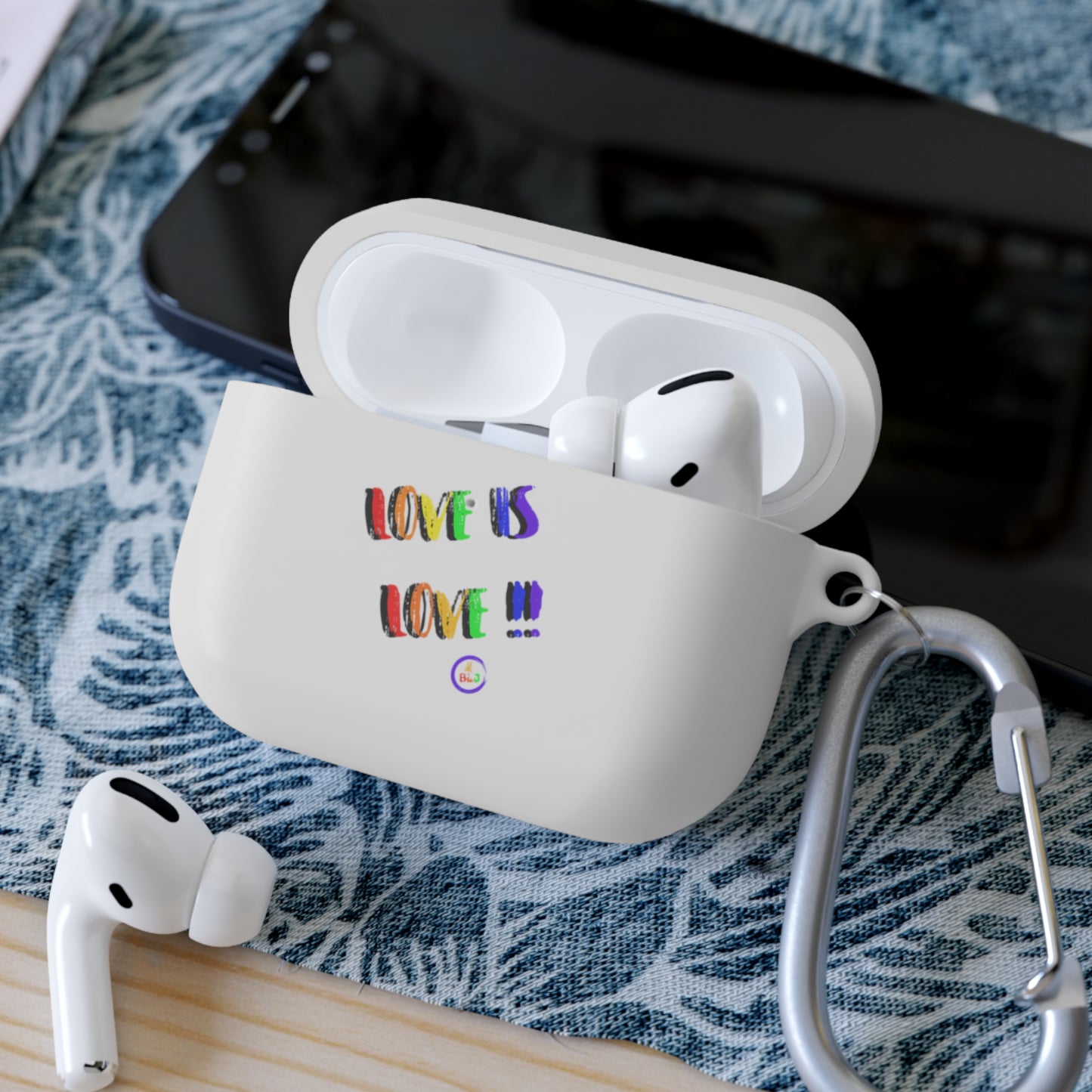 LOVE IS LOVE ❤️💛🧡🩷💜💙💚🤎🖤🤍🩶🩵 AirPods and AirPods Pro Case Cover