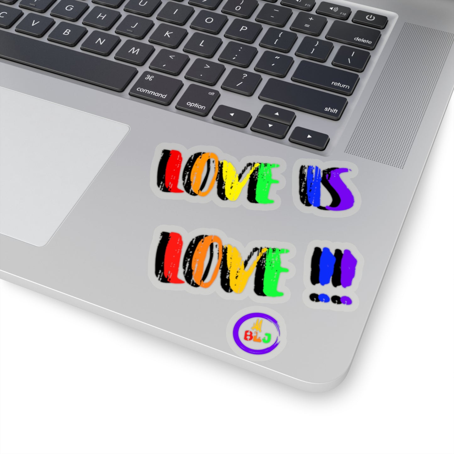 LOVE is LOVE ❤️🧡💛💚💙💜🖤🤍🤎🩵🩶Kiss-Cut Stickers