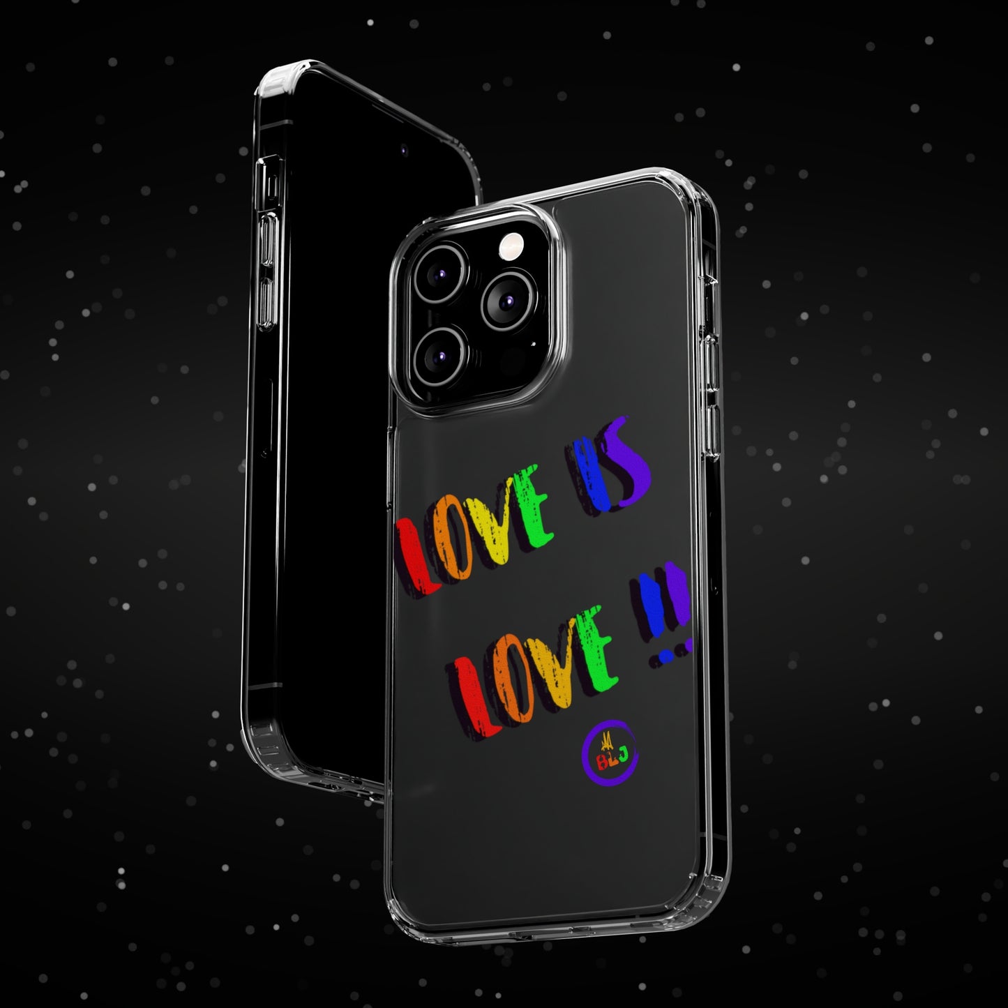 LOVE IS LOVE ❤️💛🧡💙💜🩷💚🤎🖤🤍🩵🩶Clear Case