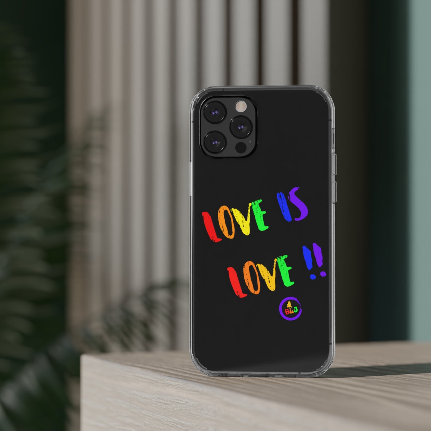 LOVE IS LOVE ❤️💛🧡💙💜🩷💚🤎🖤🤍🩵🩶Clear Case