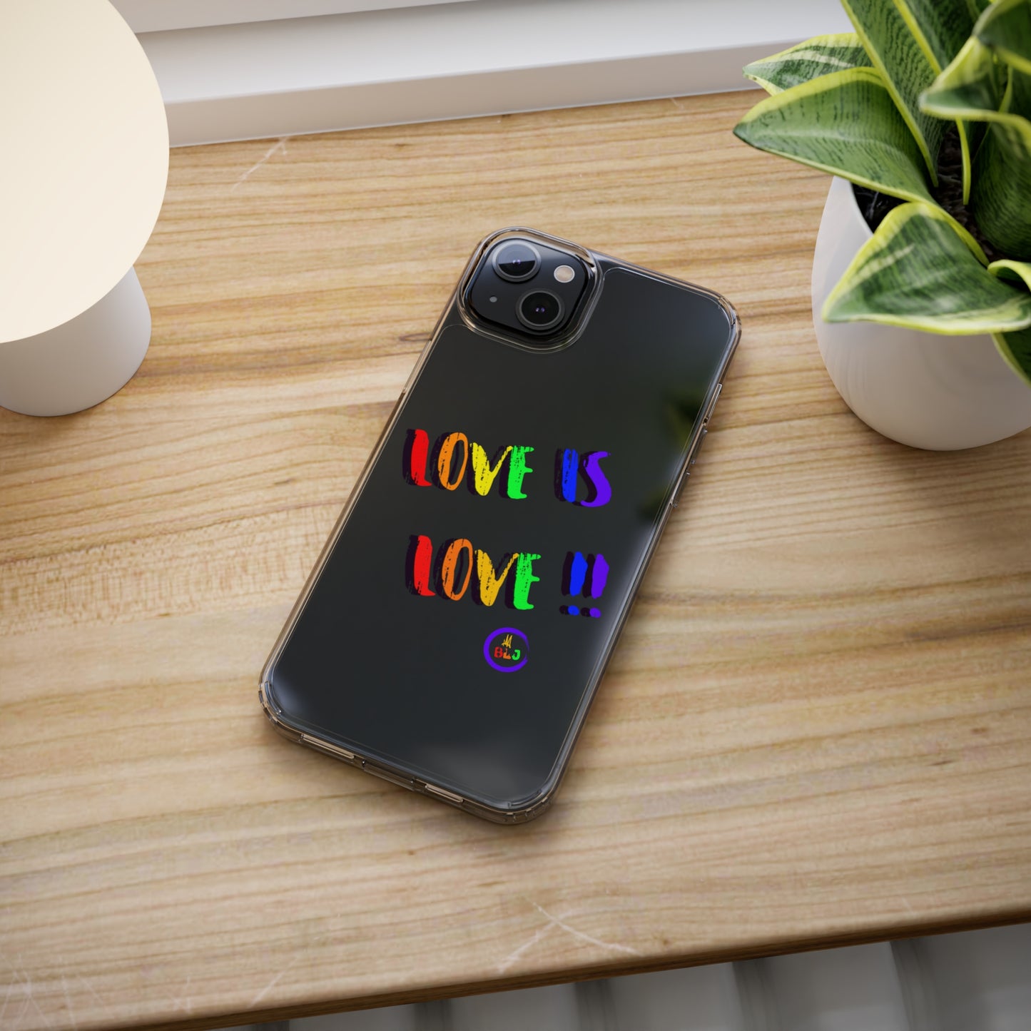 LOVE IS LOVE ❤️💛🧡💙💜🩷💚🤎🖤🤍🩵🩶Clear Case