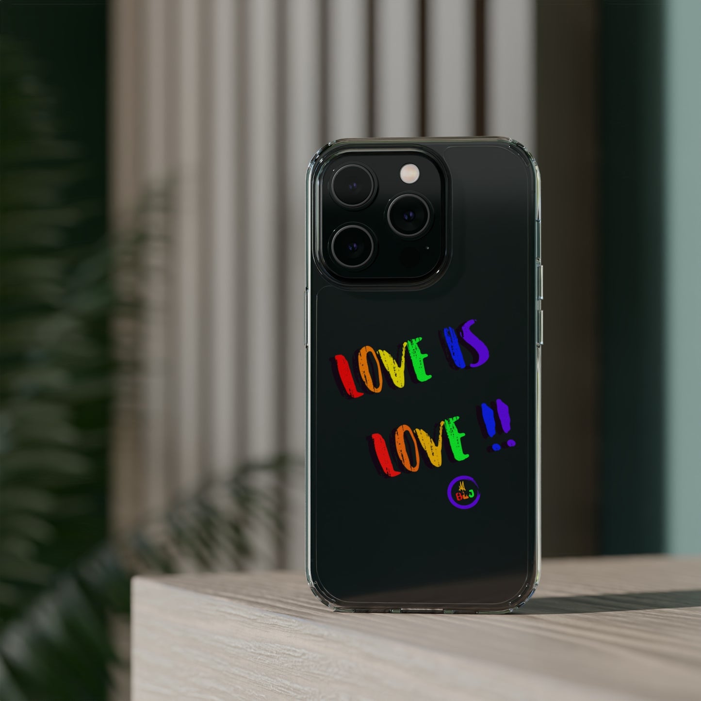 LOVE IS LOVE ❤️💛🧡💙💜🩷💚🤎🖤🤍🩵🩶Clear Case