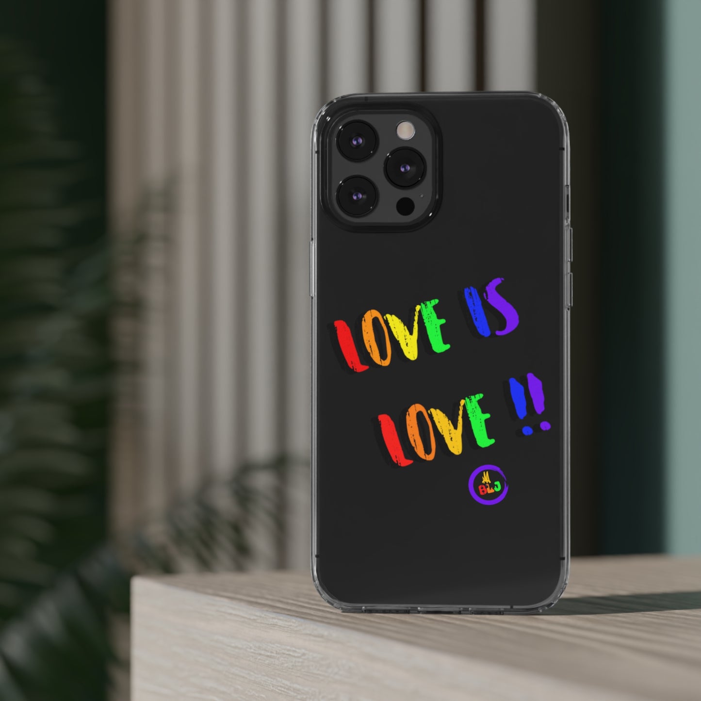 LOVE IS LOVE ❤️💛🧡💙💜🩷💚🤎🖤🤍🩵🩶Clear Case